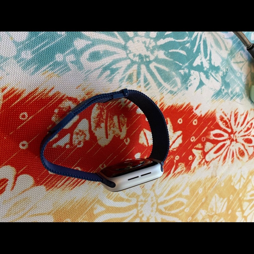 Apple watch, 5th generation, silver with GPS